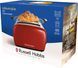 Russell Hobbs Тостер Colours Plus, 1600Вт, нержав., підігрів,разморозка, червоний (370488) 26554-56