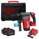 Перфоратор аккумуляторный бесщеточный SDS-PLUS MILWAUKEE, M18 ONEFHPX-802X, 5Дж (зарядное устройство M12-18 FC, 2 аккумулятора М18 4933500234