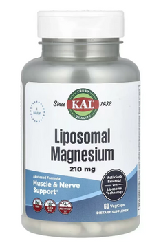 Liposomal Magnesium 210mg - 60 vcaps