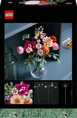 Конструктор LEGO Botanicals Милий рожевий букет квітів 749 деталей (10342)