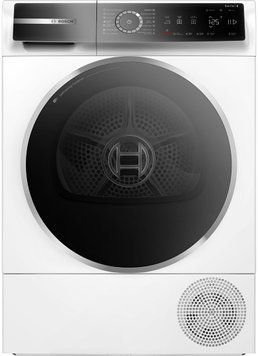 Bosch Сушильная машина тепловой насос, 9кг, A+++, 61см, дисплей, белый WQB245B0UA фото