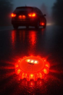 Дорожня сигнальна лампа NEO TOOLS 99-128, 12+3 LED, 5 режимів, магніт