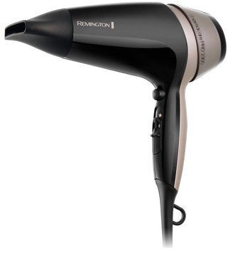 Remington Фен Thermacare Pro, 2100Вт, 3 режими, дифузор,турмалинова іоніз-я, хол. обдув, чорно-коричневий (307978) D5715 фото