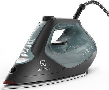 Electrolux Праска, 2600Вт, 370мл, паровий удар 230гр, алюмінієва підошва, зелено-чорний (376743) E7SI2-6OG фото