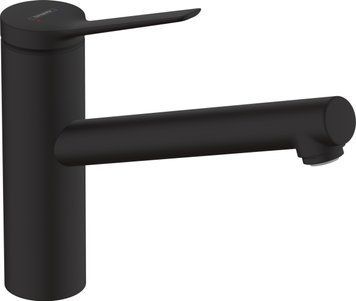 Змішувач для кухні Hansgrohe Zesis M33, довж.виливу - 220мм, поворотний, 1важіль, KM150, матовий чорний (355204)