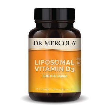 Вітамін Д3 Dr. Mercola Liposomal Vitamin D3 5000 МО, 30 капсул