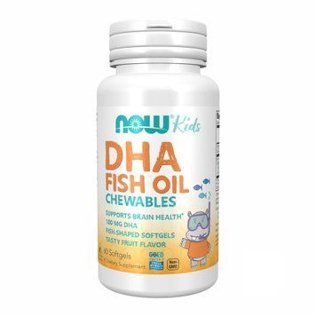 DHA 100mg Chewable - 60 sgels Now Foods