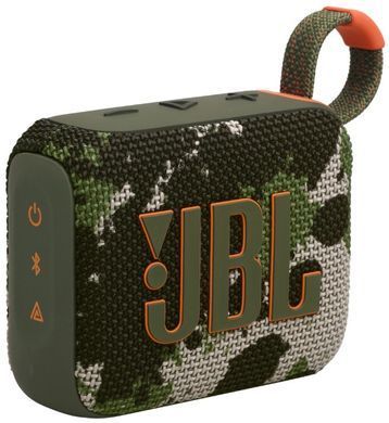 Портативна акустика JBL Go 4 Камуфляж (JBLGO4SQUAD) JBLGO4SQUAD фото