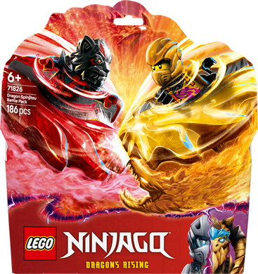 Конструктор LEGO NINJAGO Бойовий набір дракона Спін-джитсу 186 деталей (71826)
