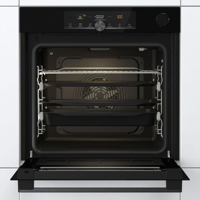 Gorenje Духовой шкаф электрический, 77л, A+, пар, дисплей, 300 &deg;C, Wi-Fi, черный BSA6747A04BGWI фото