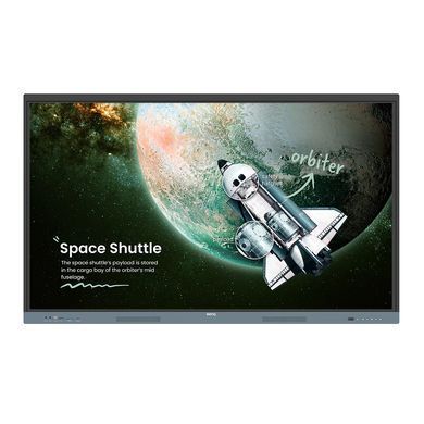 86" 16:9 інтерактивний IPS UHD РК дісплей, 18/7, 450 кд/м2, ОС Андроід 13, Precision IR технологія BENQ RE8604 Black (9H.F9GTK.DE4)