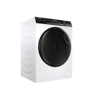 Haier Стирально-сушильная машина фронтальная, 9(6)кг, 1400, A, 60см, дисплей, пар, инвертор, люк черный, прямой привод, белый HWD90-B14959U1 фото