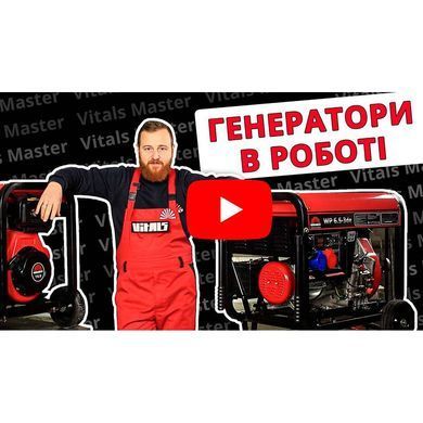 Генератор дизельний Vitals WP 6.5-3de V180700 фото