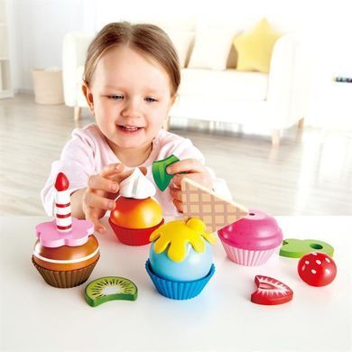 Игрушечные продукты Hape Пирожные (E3157) dt_28447 фото