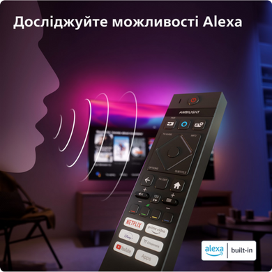 Телевізор 55", OLED, UHD, 120 Hz, AL3, P5 AI, Titan OS, DV, VRR 120 Hz(FreeSync/G-Sync), 1000 cd/m2, PHILIPS 55OLED769/12 3728200 фото