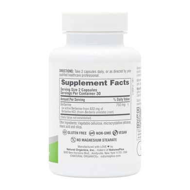 Berberine 750 mg - 60 caps Nature's Plus