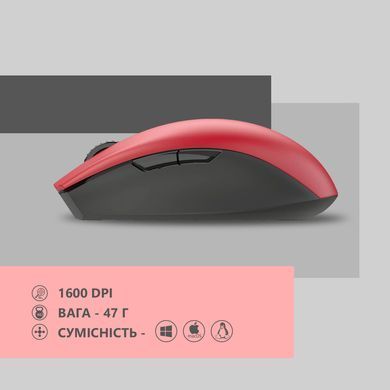 2E Миша MF2030 Rechargeable WL Red (358797) 2E-MF2030WR фото