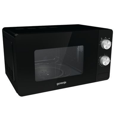 Gorenje Мікрохвильова піч, 20л, міх. управл., 800Вт, чорний (310075) MO20E1B фото