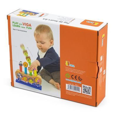 Дерев'яний сортер Viga Toys Веселий ковчег (50041) dt_620 фото