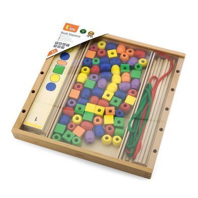 Навчальний набір Viga Toys Шнурівка логіка (56182) dt_415 фото