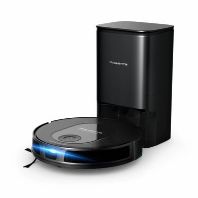 Rowenta Робот-пилосос миючий X-Plorer Serie 65+, 2300ПаВт, h=9.5см, 0.3л, конт пил -0.35л, автон. робота до 168хв, чорний (382754) RR8L85WH фото