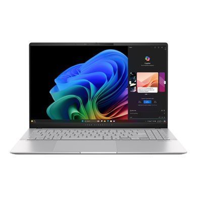 ASUS Ноутбук Vivobook S 15 S5507QA-MA044W 15.6" 3K OLED, Qualcomm X Plus X1P 42 100, 16GB, F512GB, UMA, Win11, Серебристый 90NB14Q2-M004D0 фото