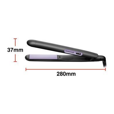 Remington Фен + выпрямитель Style Essentials набор, 2000Вт, режимов-3, фен D3010 + щипцы для волос S1450, фиолетово-черный D3016GP фото