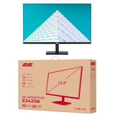 Монітор 2E 23.8" E2425B D-Sub, HDMI, VA, 100Hz, FreeSync (385057) 2E-E2425B-01.UA фото