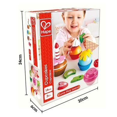 Игрушечные продукты Hape Пирожные (E3157) dt_28447 фото