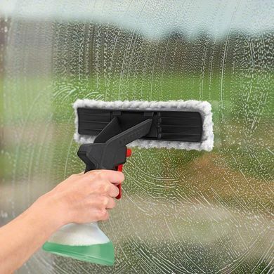 Bosch Пилосос GlassVAC, акумуляторний, для миття вікон, 3.6*2 Ач, контейнер 0.1 Л, 0.7 кг, +насадки і пульв. (298595) 0.600.8B7.000 фото