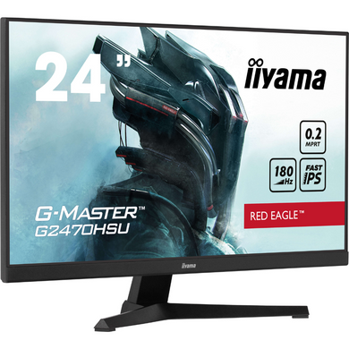 23.8" 16:9 IPS РК ігровий монітор, 1920х1080, 0,2 мс (MPRT), 180 Гц, Adaptive Sync, 1xHDMI 1.4/1xDP IIYAMA G2470HSU-B6 3726839 фото