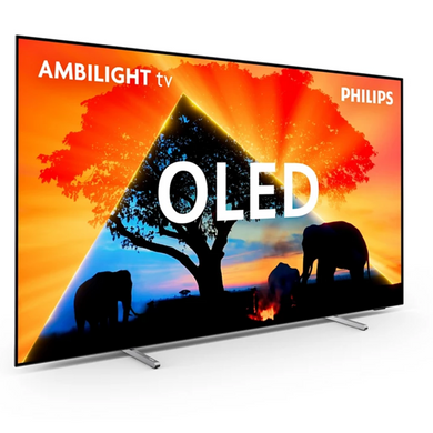 Телевізор 55", OLED, UHD, 120 Hz, AL3, P5 AI, Titan OS, DV, VRR 120 Hz(FreeSync/G-Sync), 1000 cd/m2, PHILIPS 55OLED769/12 3728200 фото