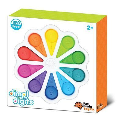 Іграшка-антистрес Fat Brain Toys dimpl digits Кольорові пелюстки (F275EN) dt_13677 фото