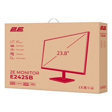 Монітор 2E 23.8" E2425B D-Sub, HDMI, VA, 100Hz, FreeSync (385057) 2E-E2425B-01.UA фото