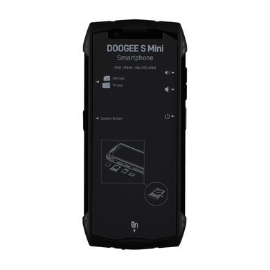 Doogee Смартфон S mini 4.5" 8/256ГБ, 2SIM, 3000мА&bull;ч, черный 6924351657734 фото