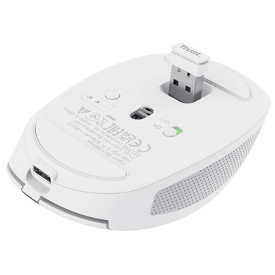 Безпровідна мишка Ozaa Compact Multi-Device Wireless Mouse - White TRUST Ozaa Wireless Mouse Wht (24933) 3725330 фото