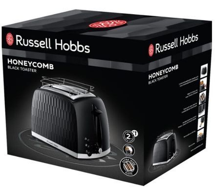 Тостер Russell Hobbs 26061-56 Honeycomb Black (6651553) 23872034003 фото