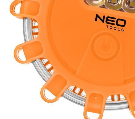 Дорожня сигнальна лампа NEO TOOLS 99-128, 12+3 LED, 5 режимів, магніт