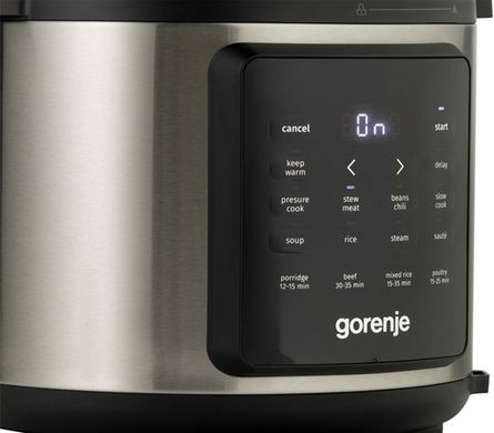 Мультиварка-скороварка Gorenje GMC6SBK (MY-CS6038WPB) (7193445) 746001 фото