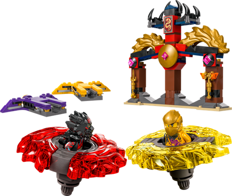 Конструктор LEGO NINJAGO Бойовий набір дракона Спін-джитсу 186 деталей (71826)