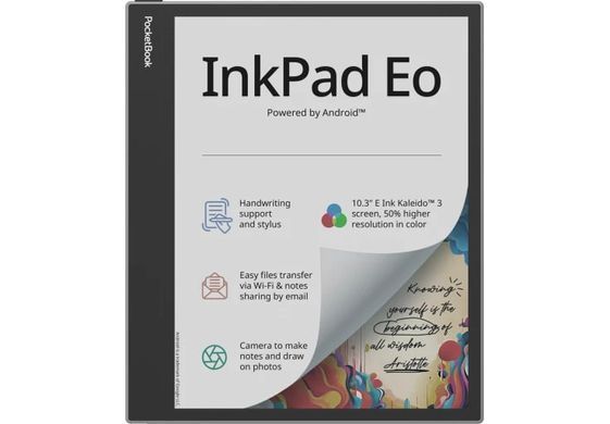 PocketBook Електронна книга 1042 InkPad Eo, Mist Grey (381819) PB1042-M-CIS фото