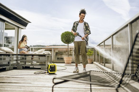 Мінімийка високого тиску Karcher K Mini, 1400Вт, 110бар, 360л/год, шланг 5м, 3.9кг 1.600-054.0 фото