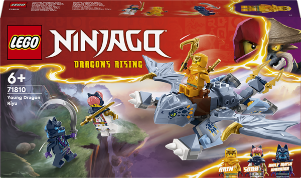 Конструктор LEGO NINJAGO Молодой дракон Рию 132 детали (71810)
