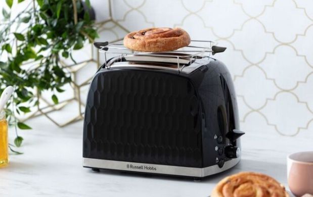 Тостер Russell Hobbs 26061-56 Honeycomb Black (6651553) 23872034003 фото