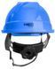 Каска промышленная NEO TOOLS 97-222, синяя, с подбородочным ремнем, ABS, CE сертификат.