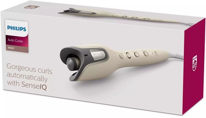 Philips Стайлер SenseIQ Series 8000, автоматичний , 240Вт, темп.режимів-3, 170 C&ndash;210С, іонізація, кераміка, золотий (366687) BHB887/00 фото