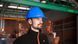 Каска промышленная NEO TOOLS 97-222, синяя, с подбородочным ремнем, ABS, CE сертификат.