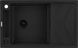 Мийка кухонна Deante Magnetic, граніт, прямокут., з крилом, 820х500х219мм, чаша - 1, накладна, чорний матовий (360304)