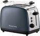 Russell Hobbs Тостер Colours Plus, 1600Вт, нержав., підігрів,разморозка, сірий (370489) 26552-56