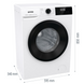 Стиральная машина автомат Gorenje W1NHPI84AS/UA (WFLP8014EVM) (7068488) 20015241
